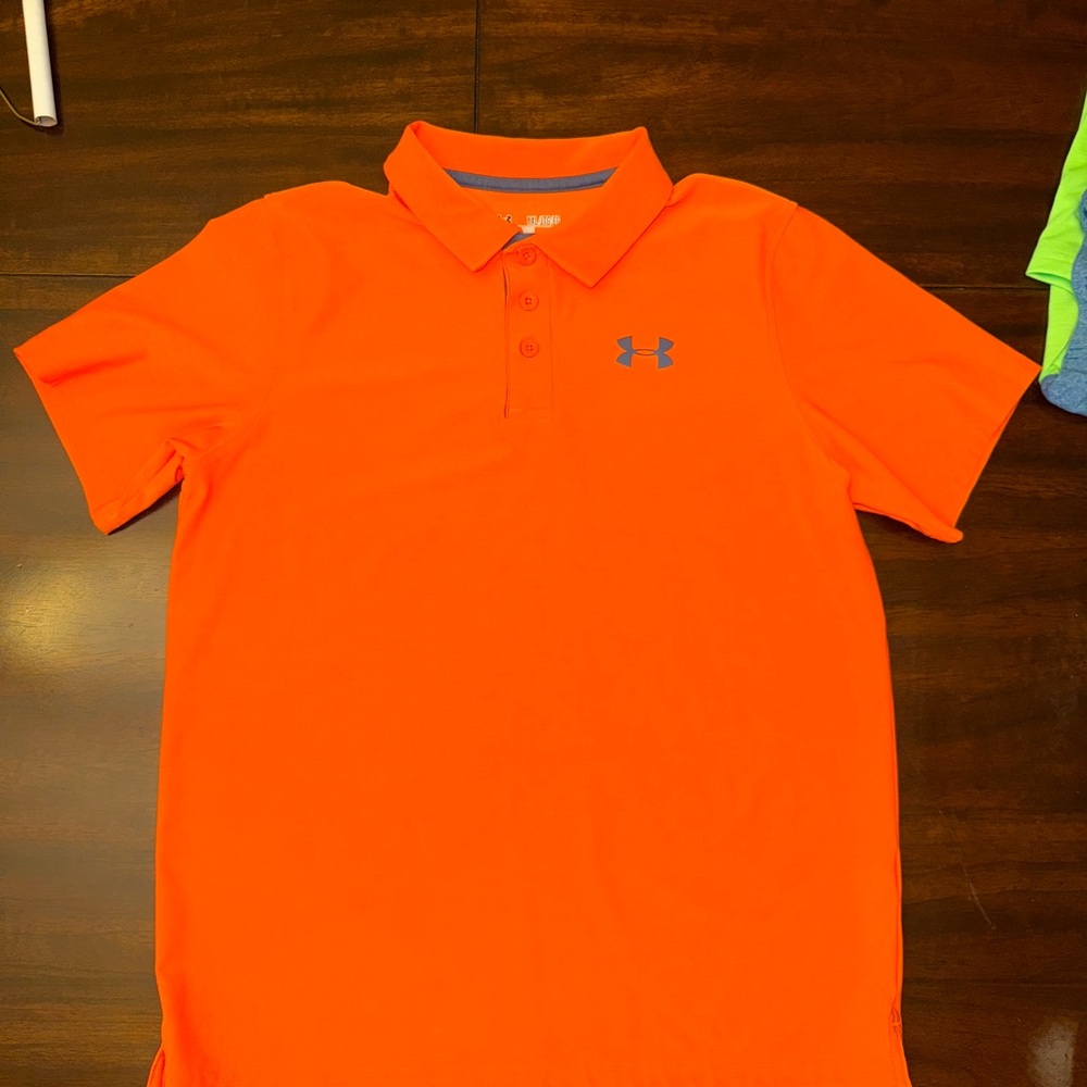 Under Armour Kids' Vibrant Orange Polo Shirt